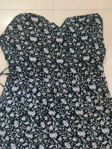 Floral Print Angrakha Kurti