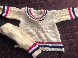 Girls Woollen Frock & Pant