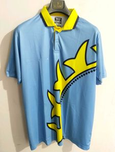 Stylish Blue Printed T-Shirt