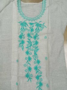 New Kurti With Thread Work
