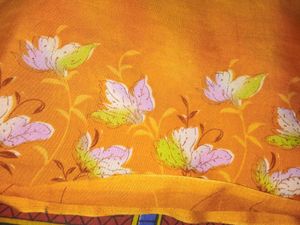 Womens Very Soft Orange Sarees.