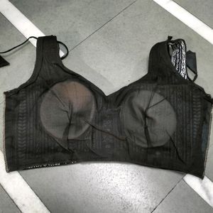 Black Colour Chicken Work Sequence Blouse