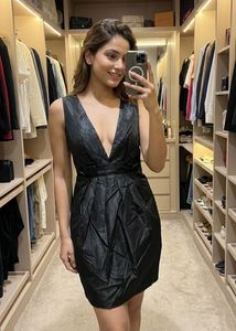 Pintrest Elegant Black Mini Dress