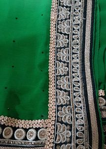 Elegant Green Saree