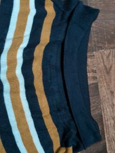 Woollen Striped Long Sleeve Top