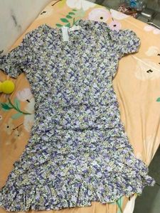 Floral Print Mini Dress