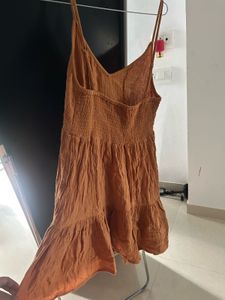 Orange/brown Sundress - Size Small