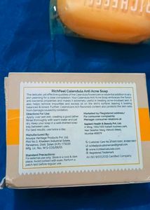 Rich Feel Calendula Soap For Acne
