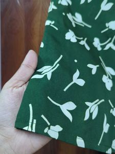 Printed Dark Green Shirt 💚