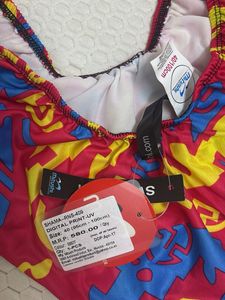 Funky Pattern Swimming Costume
