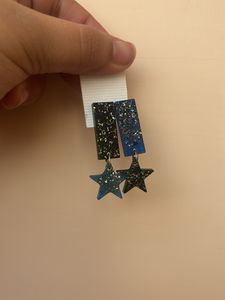 Star Drop Resin Earrings