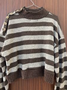 Striped korean Knit Sweater