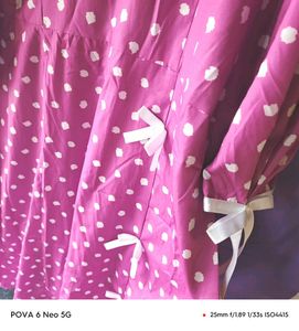 Pink Polka Dot Kurta