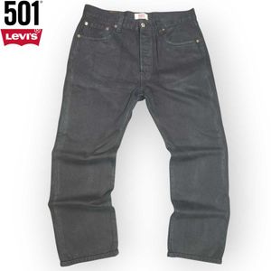 Vintage Levi's 501 Black Jeans - Button Fly