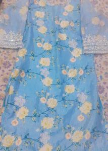 Floral Embroidered Pakistani Suit