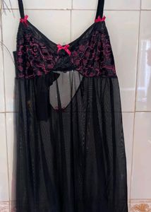 Baby Doll Dress (Black)