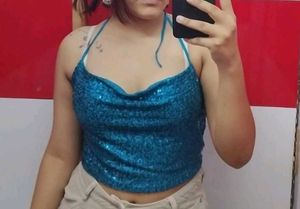 Sequin backless top ✨