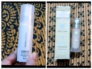 Myglamm Foundation + Faces Canada Makeup Fixer