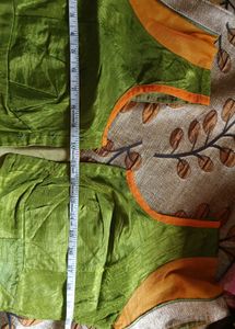 Green Readymade Saree Blouse