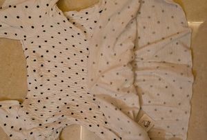 Polka Dot Smocked Blouse