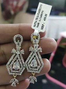 Cz Stones Brand New Earrings