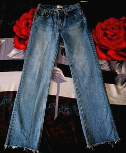 Blue Straight Fit Jeans