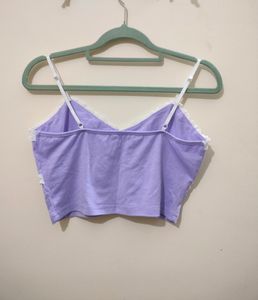Purple Crop Top