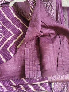 Printed Sarii With Blouse