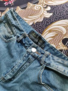 Vintage Long Denim Bodycon Skirt