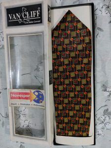 Patterned Silk Tie