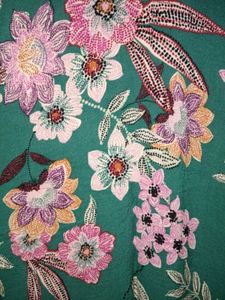 Floral Green Kurti