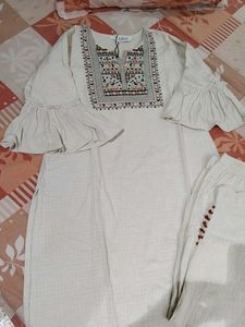 BIBA KURTA PANT SET