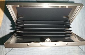Sleek Metal Card Holder