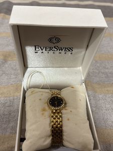 Everswiss Gold Watch Bought From Dubai At 240 DhH