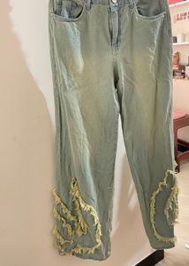 Distressed Denim Jeans