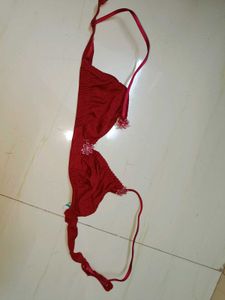 Sexy Transparent Maroon Nighty