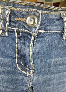 Embellished Pocket Denim Jeans