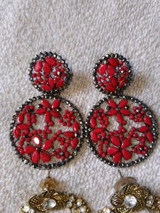 Statement Earrings - 2 Pairs