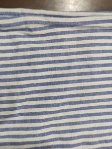 Striped Wide Leg Pants In Blue