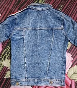 Striped Denim Jacket