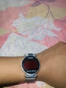 LADIES TOUCH SCREEN STEEL WATCH
