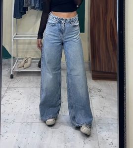 H&M wide jeans