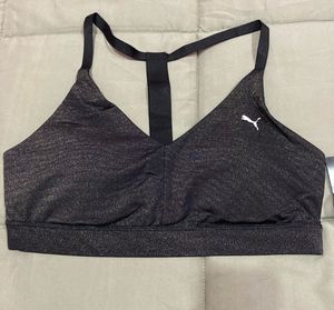 PUMAWomen Sports Lightly Padded Bra (Black)