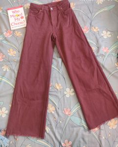 High Rise Brown Denim