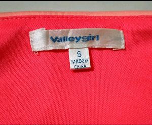 Coral Peplum Cami Top