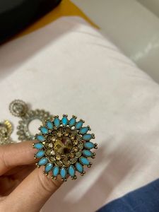 Boho Chic Earrings &amp; Ring Combo