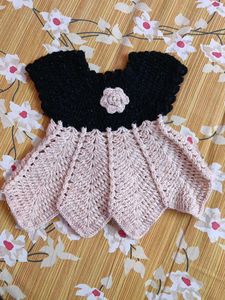 Crochet Baby Frock Sweater