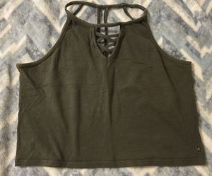 Olive Green Tank Top