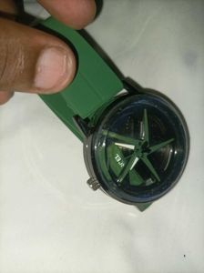Green Analog Watch