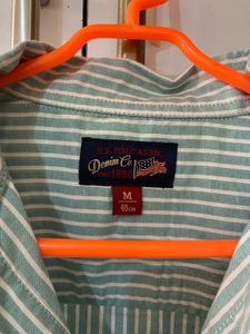 Half Sleeves Striped Shirt